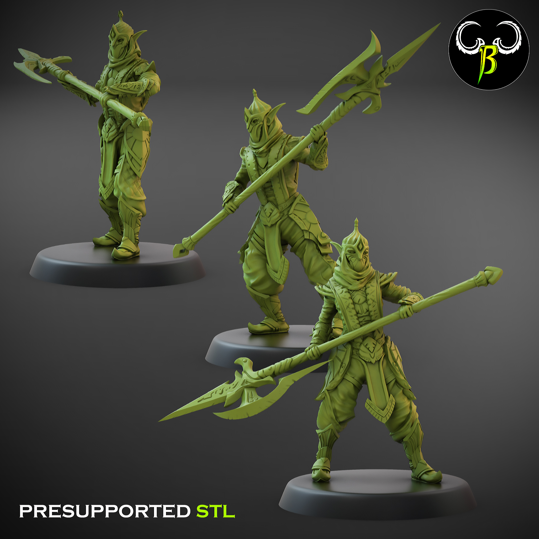 Dune guards Hallberd Set B